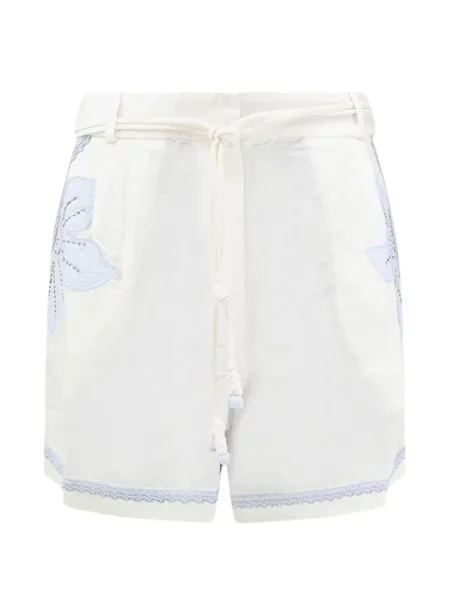 Pantaloni scurți Scarlett Poppies cu model floral cu aplicații