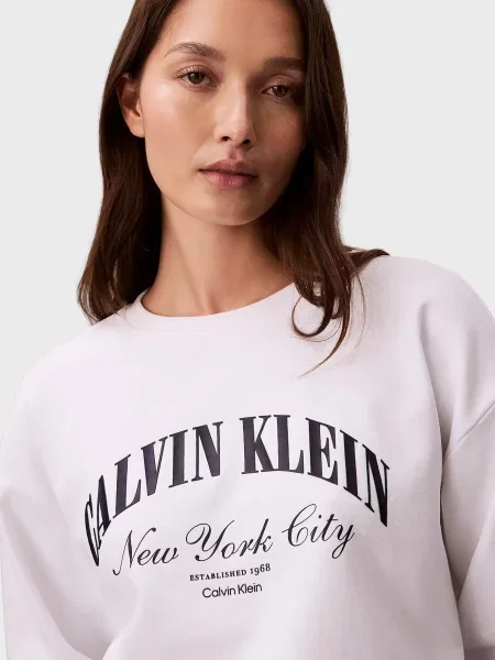 Свитшот Calvin Klein Jeans белый