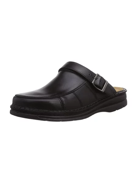 Klapki Fischer Markenschuh czarne