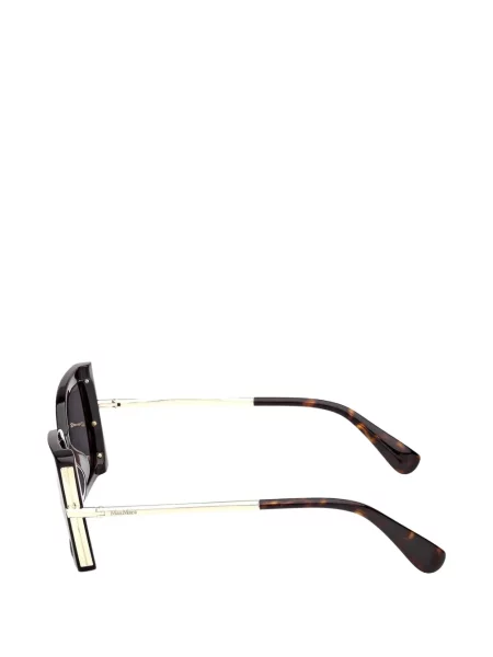 Ochelari de soare pătrați Max Mara Eyewear maro