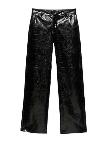 Pull&Bear Pantaloni negru