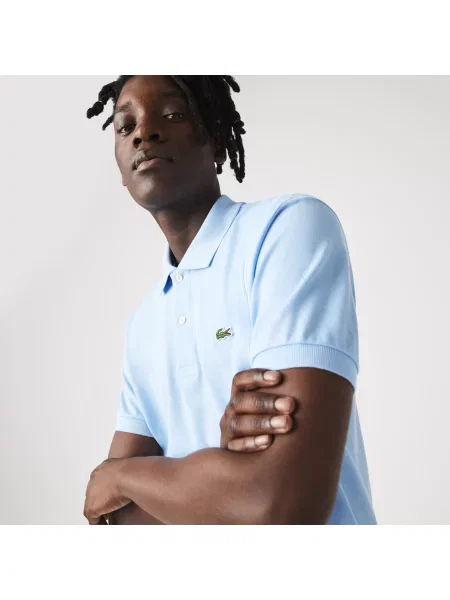 Lacoste поло синє