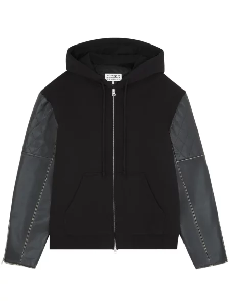 Geacă Mm6 Maison Margiela cu glugă negru