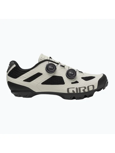 Férfi MTB kerékpáros cipő Giro Szektor könnyű cápabőr könnyű cápabőr. Méret: 46 EU fehér