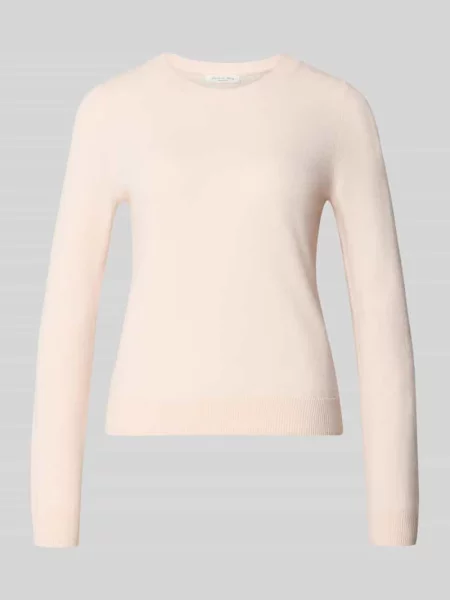 Sweter z dzianiny o kroju slim fit z czystego kaszmiru Christian Berg Woman różowy