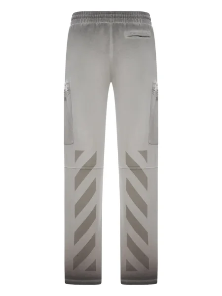 Pantaloni Off-white cu dungi alb