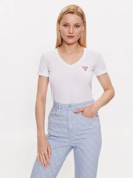 T-Shirt Guess λευκό