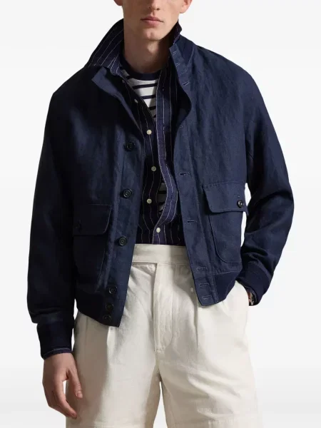 Πλεκτό polo Polo Ralph Lauren με σχέδιο με λαιμόκοψη v πράσινο