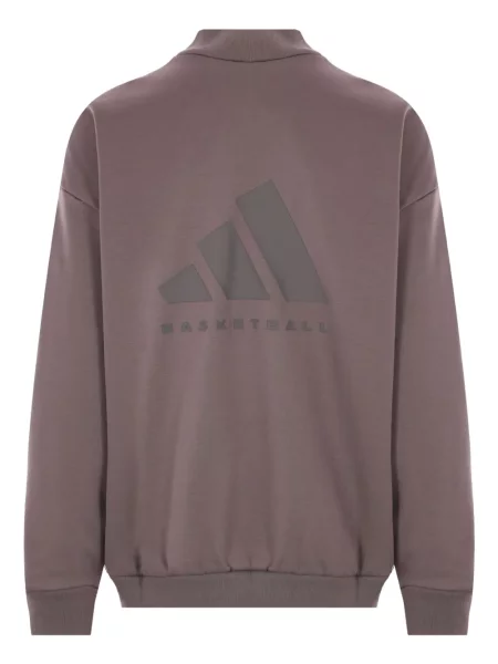 Zomšinis raštuotas džemperis Adidas balta