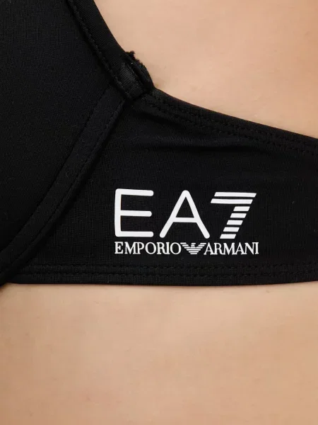 Bikini Ea7 Emporio Armani cu imagine negru