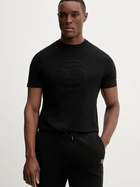 Karl Lagerfeld tricou din negru