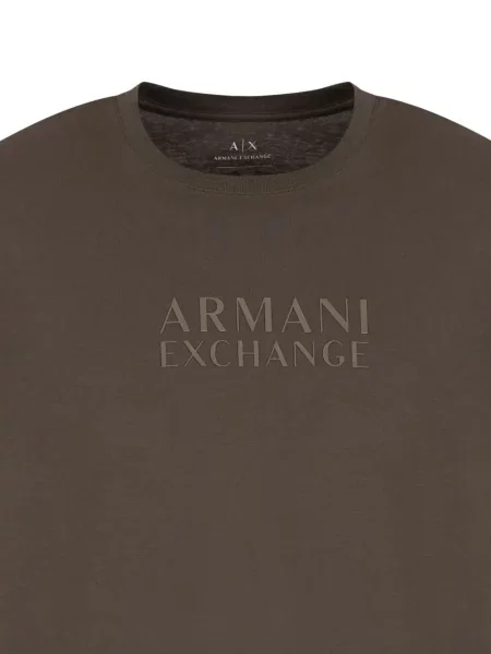 Tricou Armani Exchange cu imagine maro