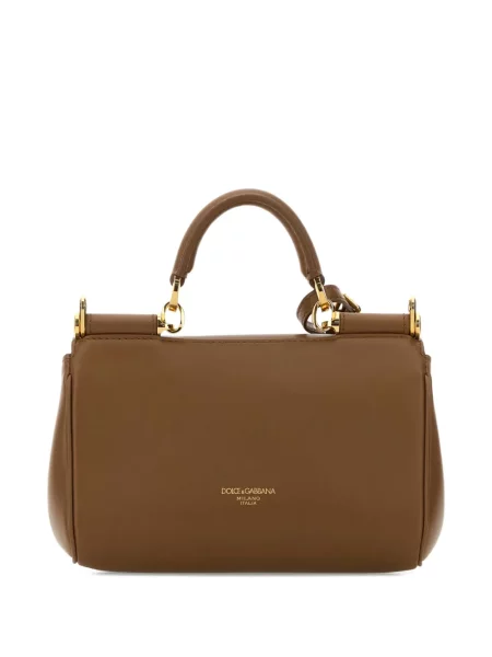 Geantă Dolce & Gabbana Sicily maro