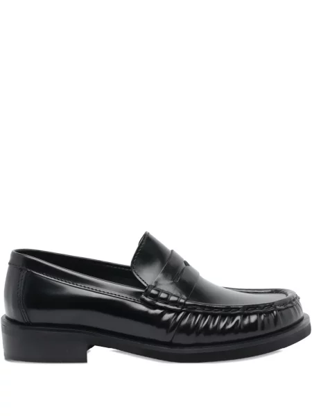 Pantofi loafer Poeve din piele negru
