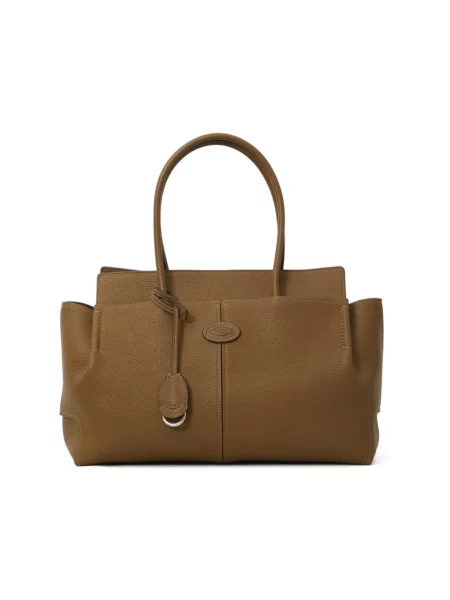 Shopperka Tod's skórzana brązowa