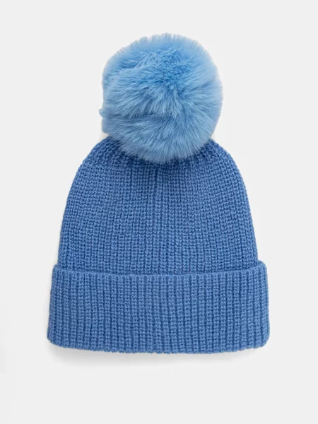 Шапка с вълна Morgan синьо