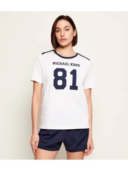 MICHAEL Michael Kors tricou din bej alb