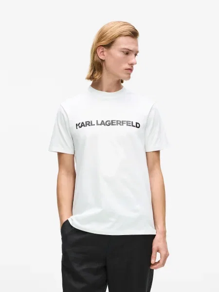 Karl Lagerfeld Tricou negru alb