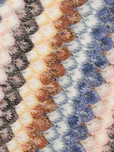 Плетен шал Missoni с ресни
