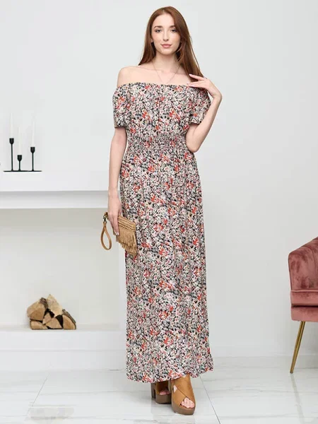 Długa sukienka maxi Resti czarna