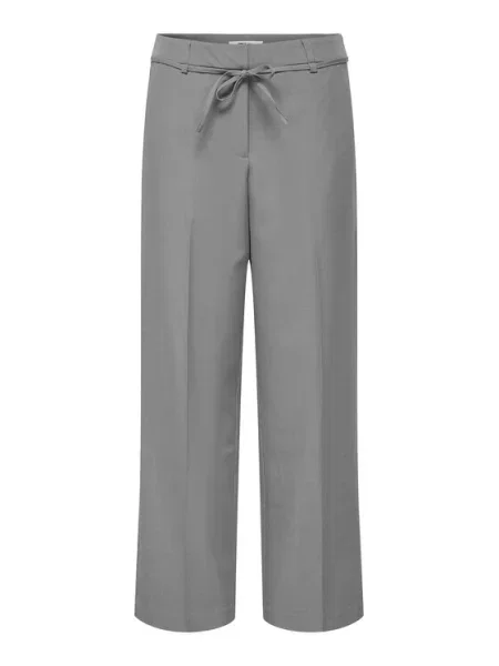 ONLY Текстилни панталони Marine Straight Fit сив