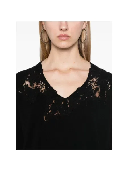 Sweter Ermanno Scervino wełniany czarny