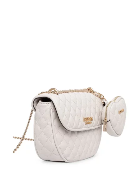 Crossbody táska Guess autogrammal