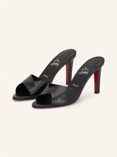 Klapki mules Christian Louboutin czarne