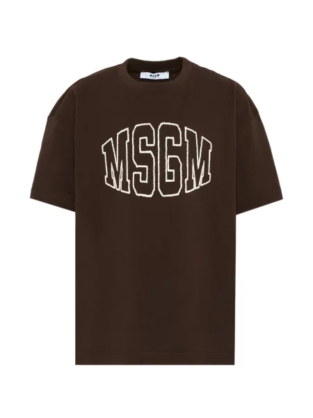 Koszulka dziecięca Msgm brązowa