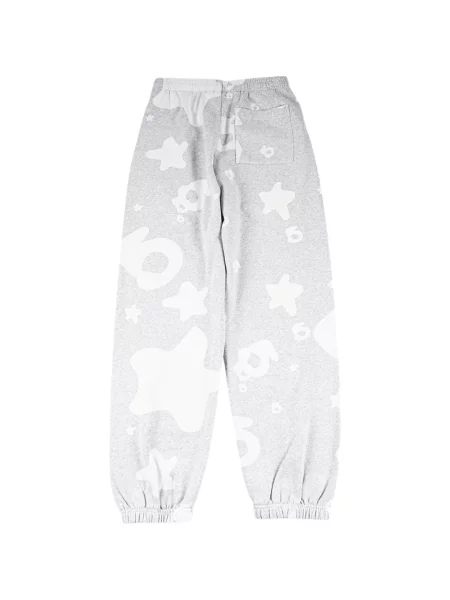 Pantaloni Sp5der cu imagine alergare gri