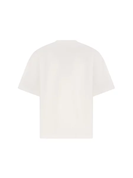 Koszulka Jil Sander z logo casual beżowa