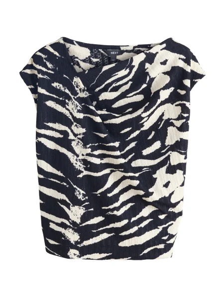 Next Bluză bej deschis negru