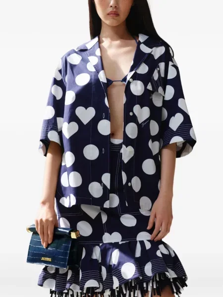 Geantă plic Jacquemus albastru