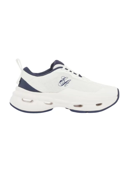 Dzianinowe sneakersy Emporio Armani białe