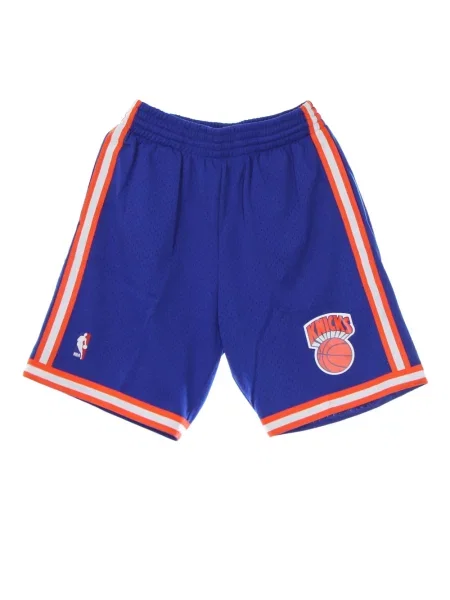 Spodenki sportowe Mitchell & Ness do koszykówki niebieskie