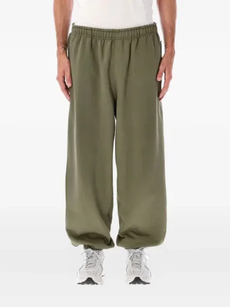 Kalhoty Nike s výšivkou šedé