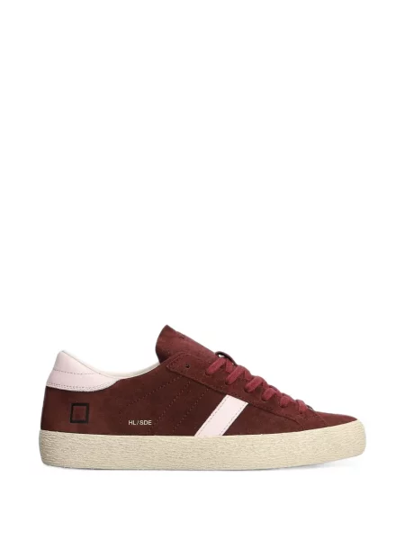 Sneakerși D.a.t.e. din piele de căprioară roșu