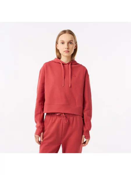 Lacoste толстовка рожева