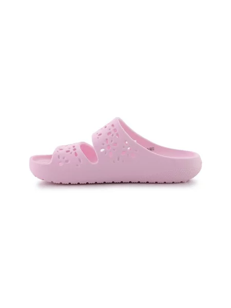 Natikače Crocs s cvjetnim printom ružičasta