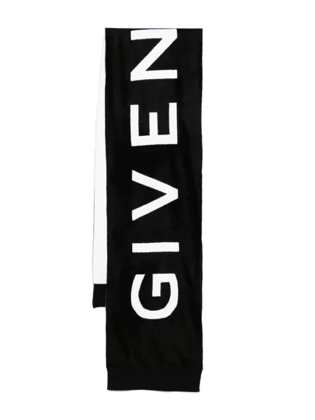 Fular Givenchy cu imagine negru