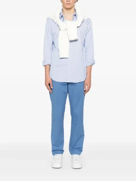 Haftowane сhinosy Polo Ralph Lauren polarowe niebieskie