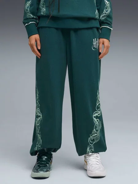 Спортивные штаны Puma зеленые