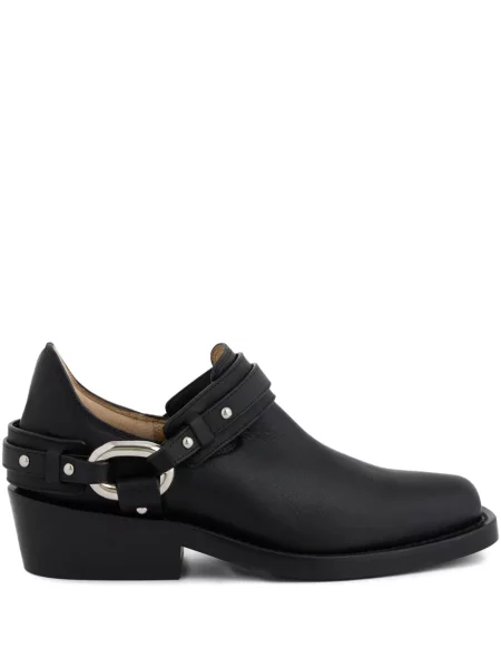 Cizme scurte Rabanne biker negru