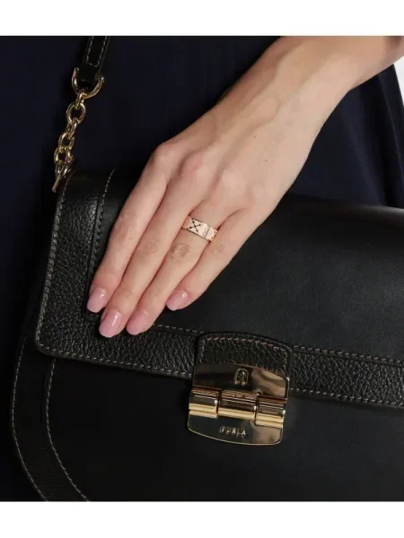 TORY BURCH Inel Monogram auriu