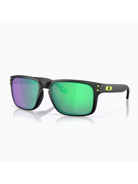 Okulary Oakley Holbrook Court Collection Matte Black z soczewkami Prizm Road Jade czarne