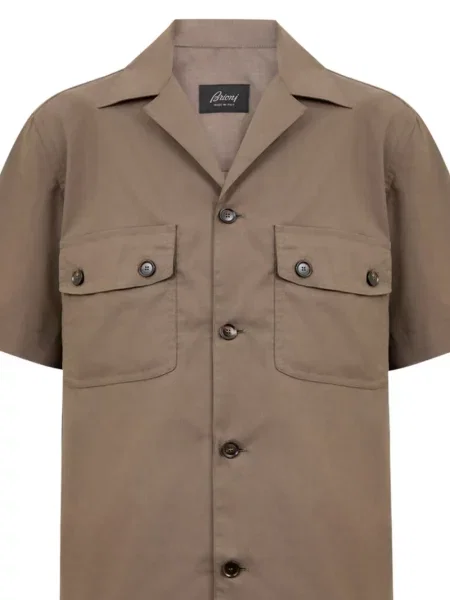 Риза Brioni кафяво
