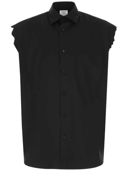Cămașă Vetements din poplin negru
