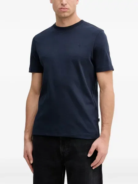 Tricou Joop! cu broderie albastru