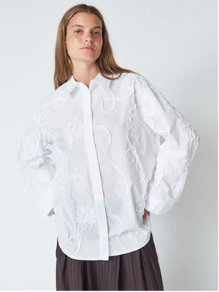 Co'couture Bluză Xavier' alb