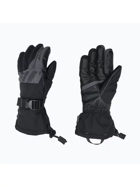 Мъжки скиорски ръкавици ZIENER Ghalion Aquashield alpine black/magnet черно